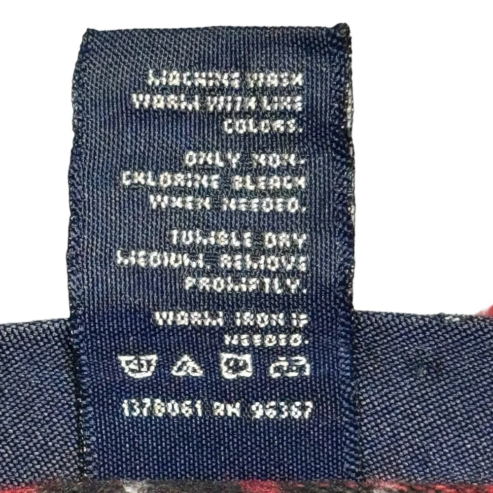 OshKosh B'gosh Flannel Shirt Button Up Long‎ Sleeve Boys 18 Month Red Casual